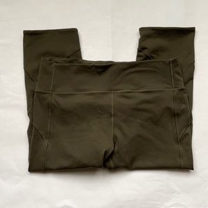 Lululemon In Movement Tight Olive Size 12
